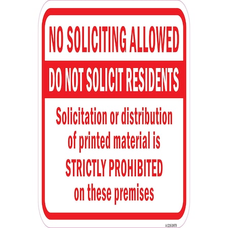Signmission Safety Sign, 12 in Height, Aluminum, 24978 A-1218-24978